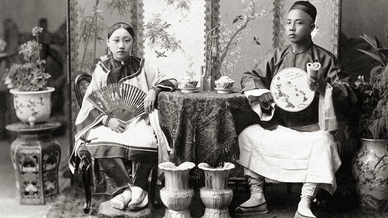 Китайський торговець та його дружина