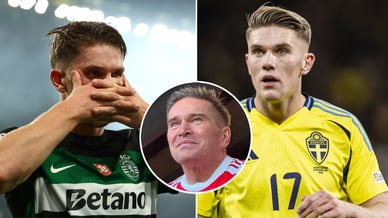 Viktor Gyökeres tillsammans med sin far, Stefan Gyökeres