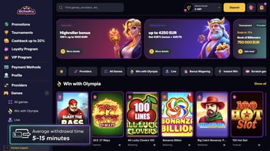 instant payout casino