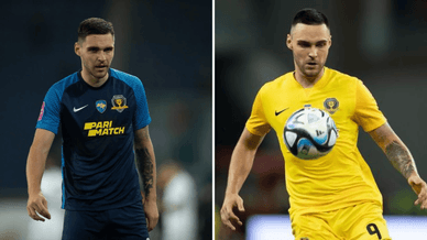 Олексій Гуцуляк під час виступів за спортивний клуб «Дніпро-1», які допомогли Гуцуляку стати лідером УПЛ