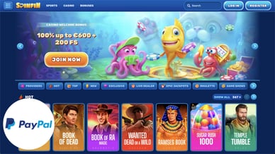 casino that takes paypal