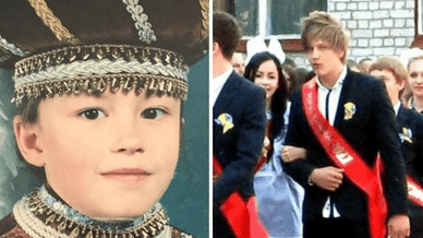 Парфільєва в дитинстві