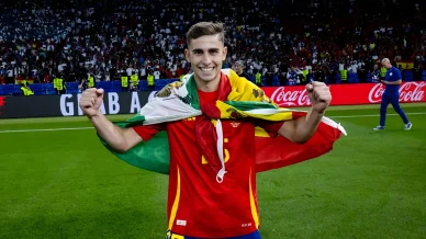 Fermín López en la selección española Fermín López en la selección española