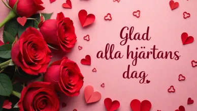 Glad alla hjärtans dag kort