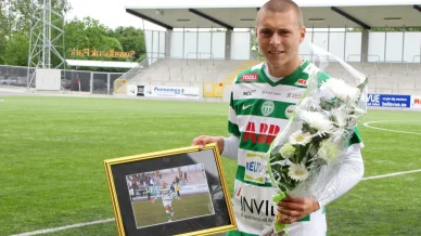 Victor Nilsson Lindelöf i Västerås SK
