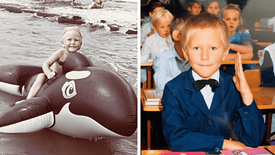 Валентин Міхієнко в дитинстві