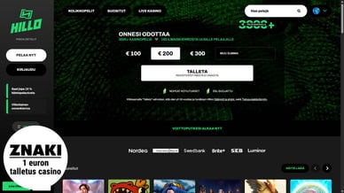 casino minimitalletus 1e