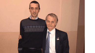 Мустафа Джемілєв та його син Хайсер Джемілєв