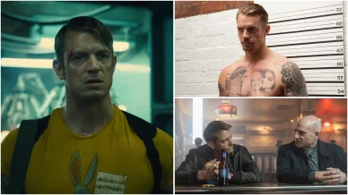 Joel Kinnaman under inspelningen av filmer Joel Kinnaman under inspelningen av filmer