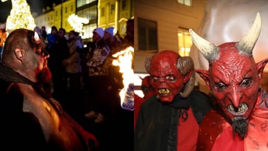 Miklavžev sprevod parkeljni