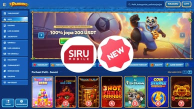 Uudet Siru Mobile nettikasino