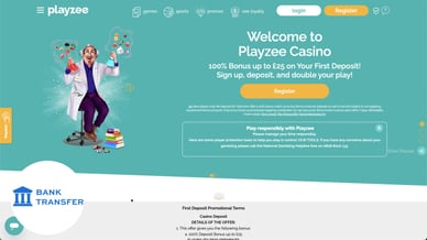 online casino deposit bank transfer