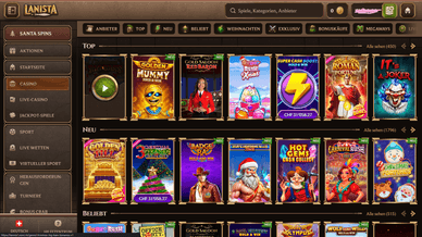 Geldspiele von Lanista Casino