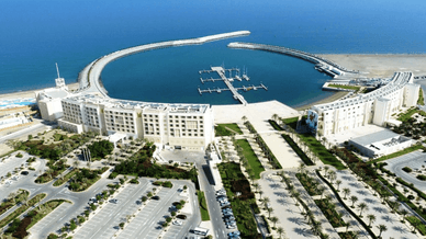 Чотиризірковий курортний комплекс Barceló Mussanah Resort, розташований на узбережжі Оманської затоки