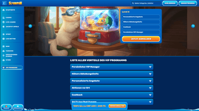 Spinfin Casino Schweiz VIP Programme Lv 4