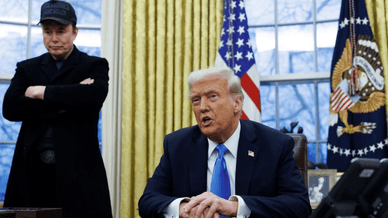 Бізнесмен Ілон Маск та президент Дональд Трамп