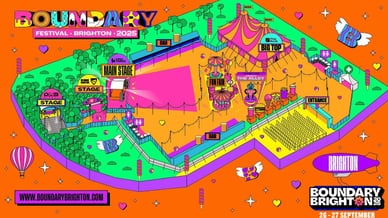 boundary festival map