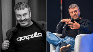 Британський письменник Річарда К. Моргана на фестивалі Comic Con Ukraine 2021 Річарда К. Моргана на Comic Con Ukraine