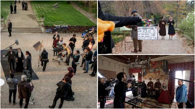 Rodaje de la serie «El Ministerio del Tiempo»