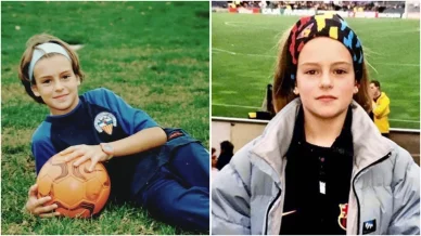 Alexia Putellas en su infancia Alexia Putellas en su infancia