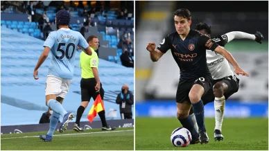 Eric García en el Manchester City Eric García en el Manchester City