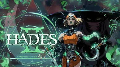 Image promotionnelle de Hades 2 avec Mélinoé en avant-plan.