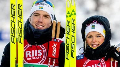 Frida Karlsson och William Poromaa
