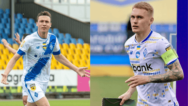 ФК «Динамо» Владислав Ванат та Віталій Буяльський