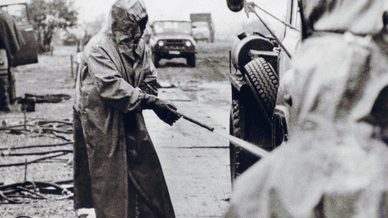 Резервіст у ході проведення дезактиваційних заходів