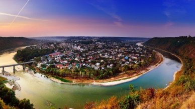 Панорама міста Заліщики