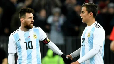 Dybala e Messi durante il Campionato Mondiale di Calcio 2022