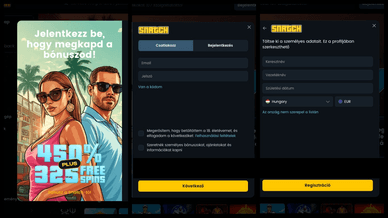 Snatch regisztráció