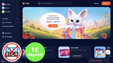 £1 deposit casino