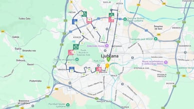 Generali ZAME polmaraton zemljevid