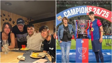 Marc Bernal con su familia Marc Bernal con su familia