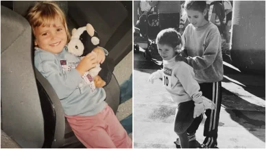 Ana Fernández García en su infancia