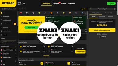 Vedonlyönti Bethard Group ltd kasinot