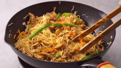 Чау-мейн с курицей