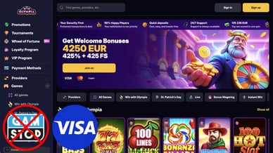 win olympia casino visa uk