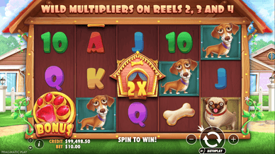 Dog House igralni avtomati na pravi denar