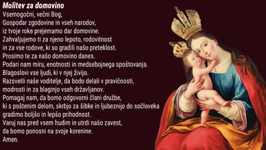 molitev in post za domovino