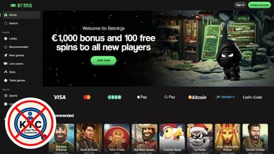 casino with no verification