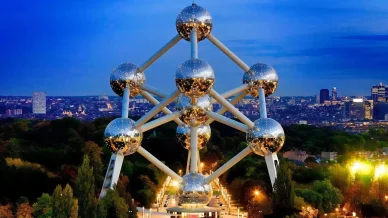 Az Atomium Brüsszelben Atomium Brüsszel