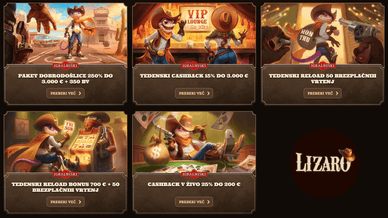 bonusi v Lizaro casino