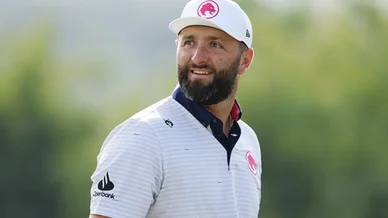 Jon Rahm golfista español Jon Rahm durante un torneo de golf