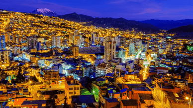 Ла-Пас вночі