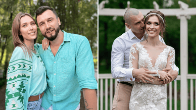 Олена Світлицька із колишнім чоловіком