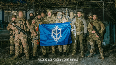 Група бійців РДК під час рейдів у прикордонні райони РФ