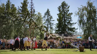 Midsommar i Skansen