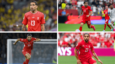 Ricardo Rodriguez auf dem Fussballplatz